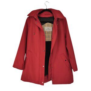 Red Waterproof Jacket by FEN NELLI LONDON